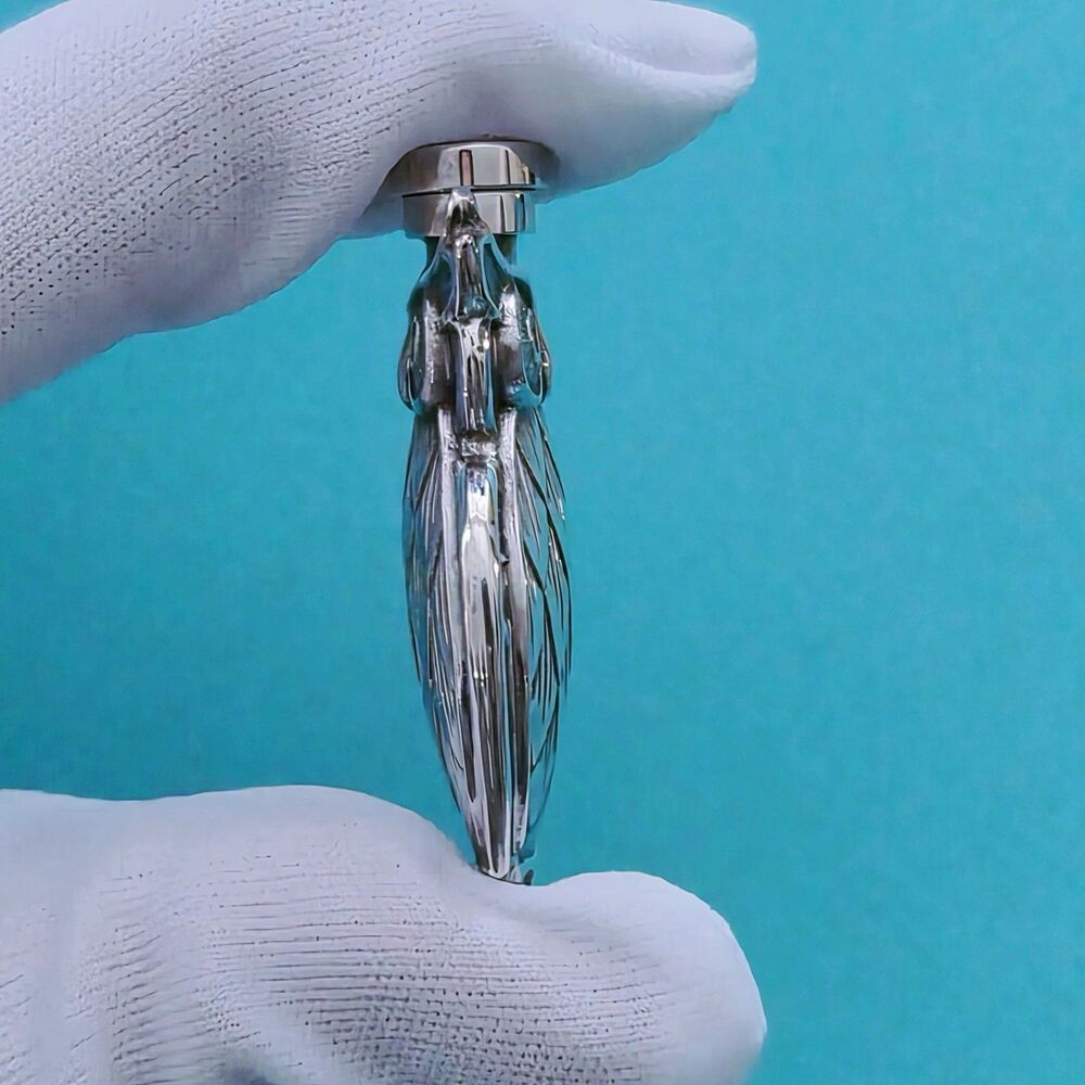 RARE Vintage Tiffany & Co. Sterling Silver Owl Perfume Bottle Decanter - Picture 4 of 7